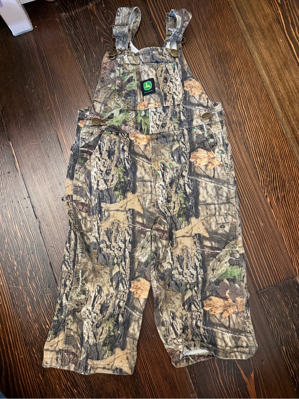 2T John Deere Toddler Boys' Camouflage Overalls - Camo
